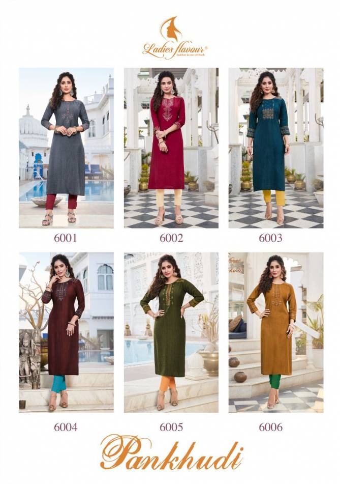 Ladies Flavour Pankhudi Fancy Party Wear  Designer Kurti Collection